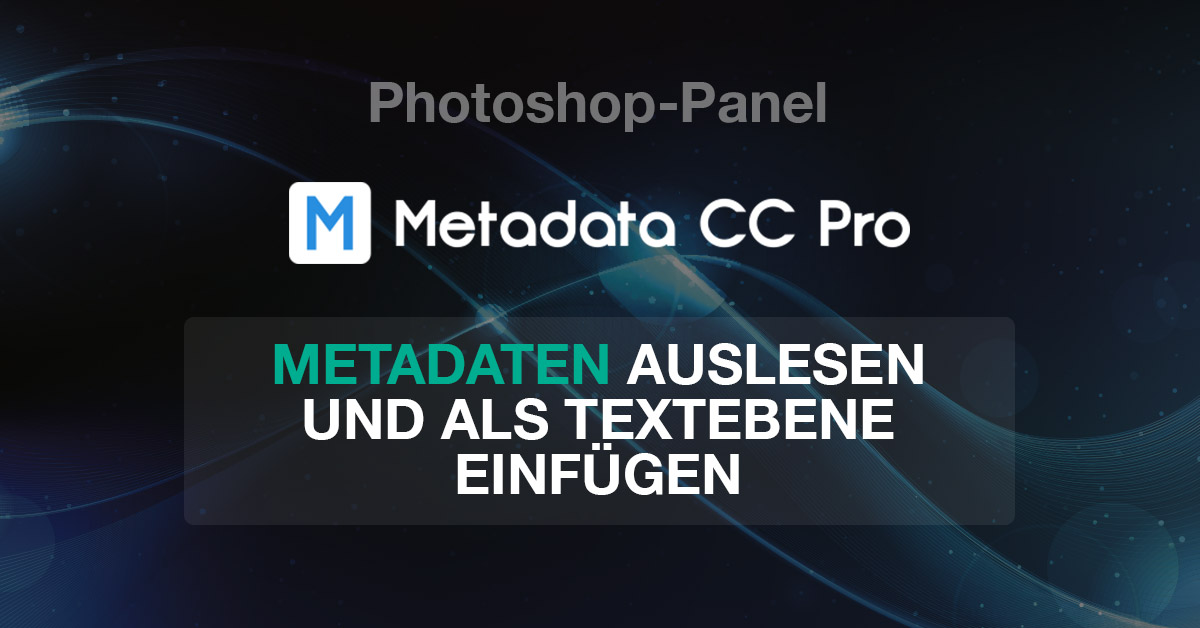 Photoshop Metadaten Auslesen Und Als Textebene Einfugen