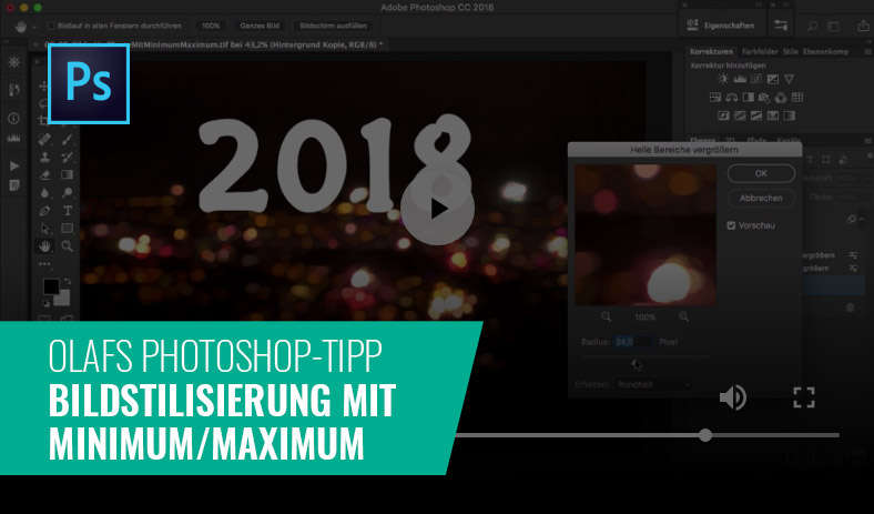 Photoshop-Tipp: Bildstilisierung mit Minimum/Maximum